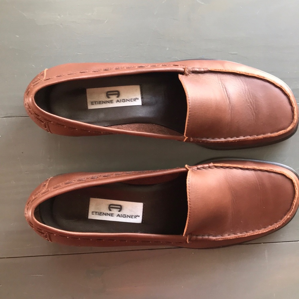 Etienne Aigner Leather Jannie Brown